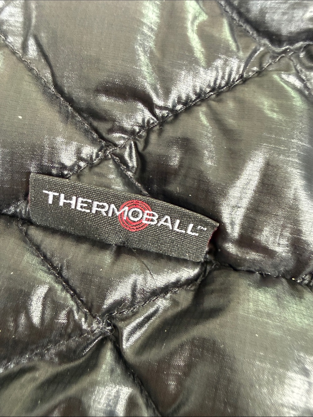 The North Face ThermoBall Quilted Vest Women’s M Black Pink Ribbon Full Zip - Picture 12 of 12